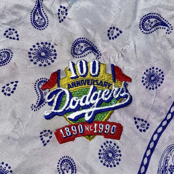 Los Angeles Dodgers 100 anniversary World Series iron on patch LA - Picture 2 of 3
